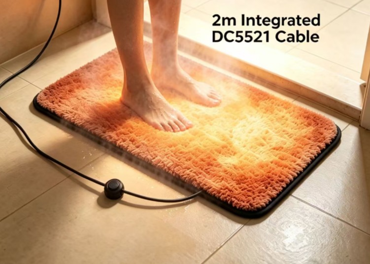 Drying Foot Mat Featuring Intelligent Temperature Control Overheat Protection