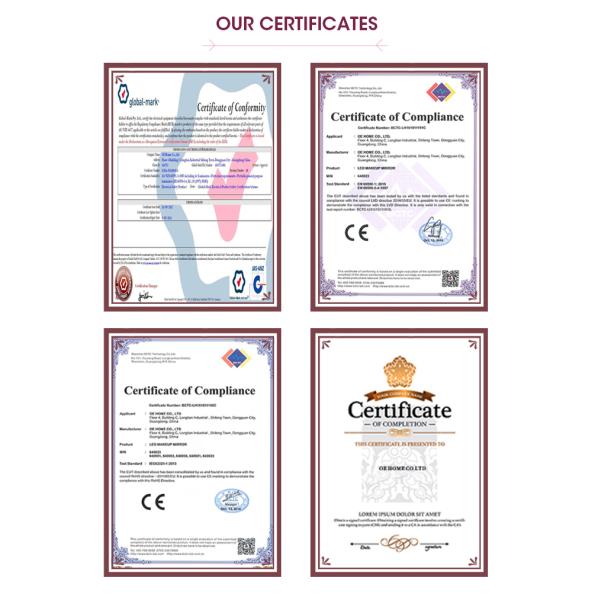 Custom 10x Vanity Illuminated Hollywood Mirrors Rotating Dresser