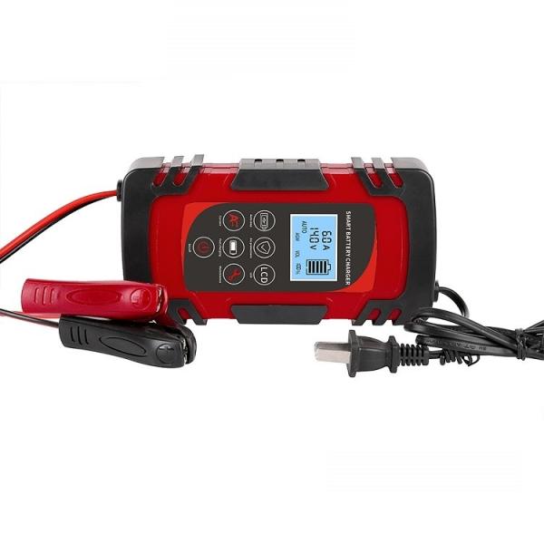 12V 24V Automatic Universal Lead Acid Car Battery Charger ABS Material