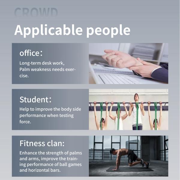 Silicone Grip Force Ring Finger Rehabilitation Training Hand Tire Grip Force Apparatus Men And Women Forearm Fitness