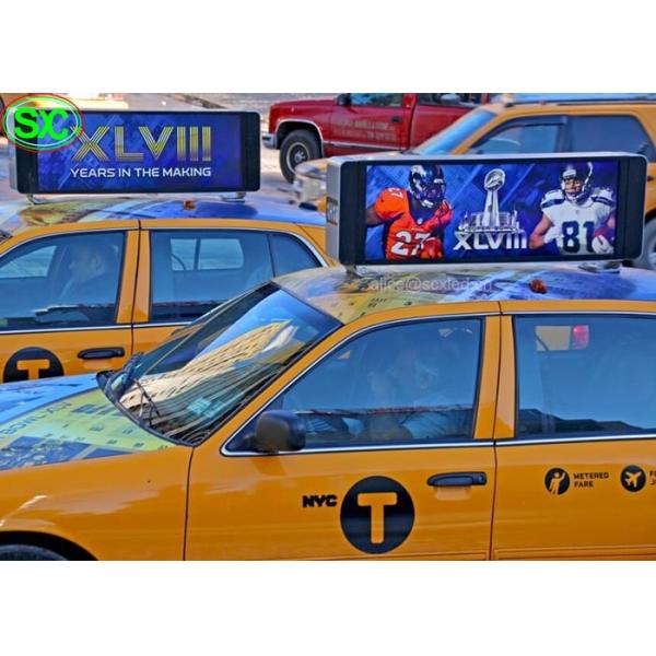 高明度の車載LED情報ディスプレイ タクシー用 車載LEDディスプレイボード 10mmピッチ DC5V