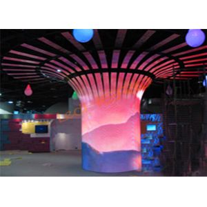 Крытый экран водить цилиндра HD IP45 P2.5mm гибкий видео- для выставки Hall