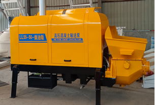 Diesel Electric Concrete Transfer Pump 50-80 m3/h Productivity Simple and Convenient