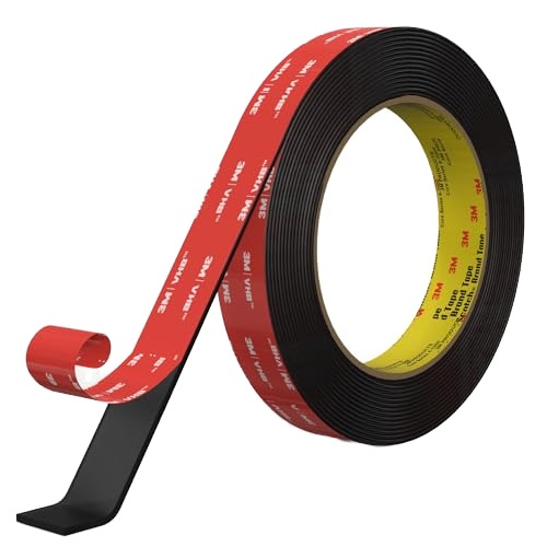 Heavy Duty Double Sided Waterproof Masking Tape Acrylic Adhesive Water-Activated for LED Strip Mounting Walls Home/Office Decor