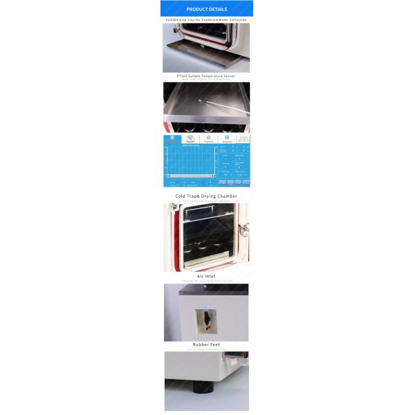 3Kg Programmable Benchtop Lyophilizer Pilot Scale Freeze Dryer