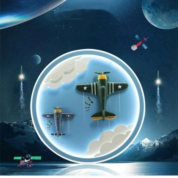 Home Decoration Lighting Modern Lighting Lustre Indoor LED Children Room airplane ceiling light(WH-MA-298)