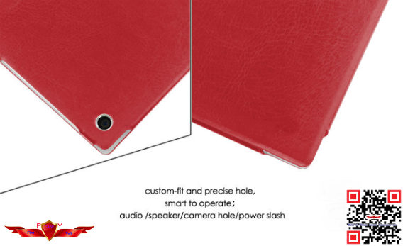 Ultra Thin Brand New Colorful Smart Magnetic Cover Case For Sony Xperia Tablet Z Qualify