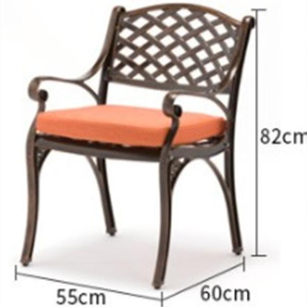 Metal Aluminum Leg Chair Plant Bench Outdoor Rest Chairs for Mail Packing