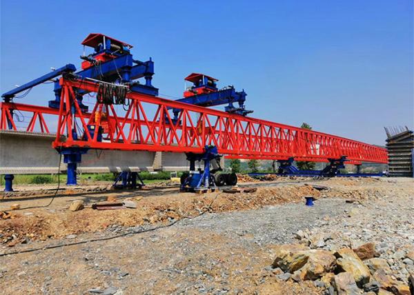 Railway Bridge Girder Launching Crane A5 - A7 For Precast Beam Installation