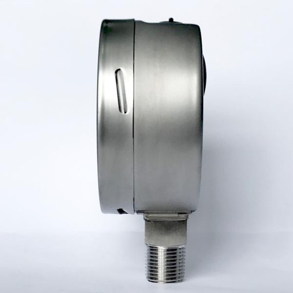 4 1 kg/cm2 Glycerin Fillable Manometer SUS 316 Tube/Socket All Stainless Steel Pressure Gauge