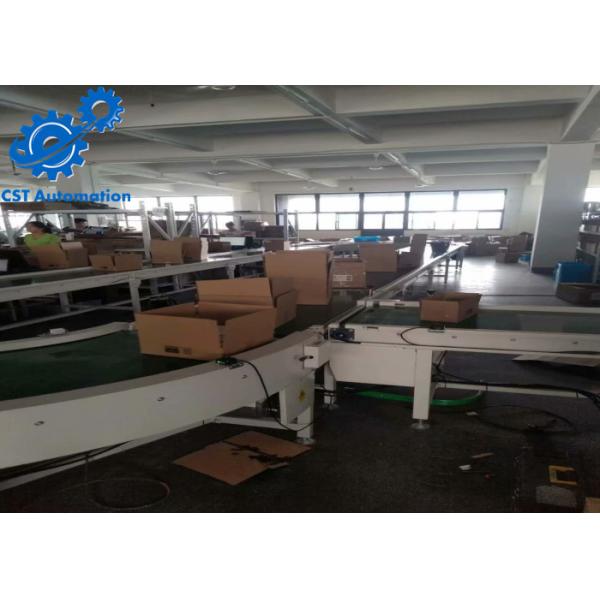 Motor Control Automated Conveyor Systems 1-5 m/min Adjustable Speed