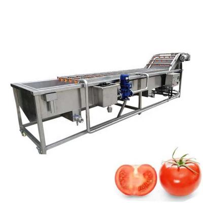 9.4kw Laveuse de fruits et légumes avec des bulles d'air Nettoyeuse de brocoli et berry