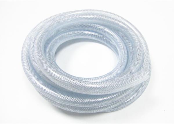 PVC Clear Braided Hose, Chemical Flexible Fiber Reinforced Water Hose Oil Resistant