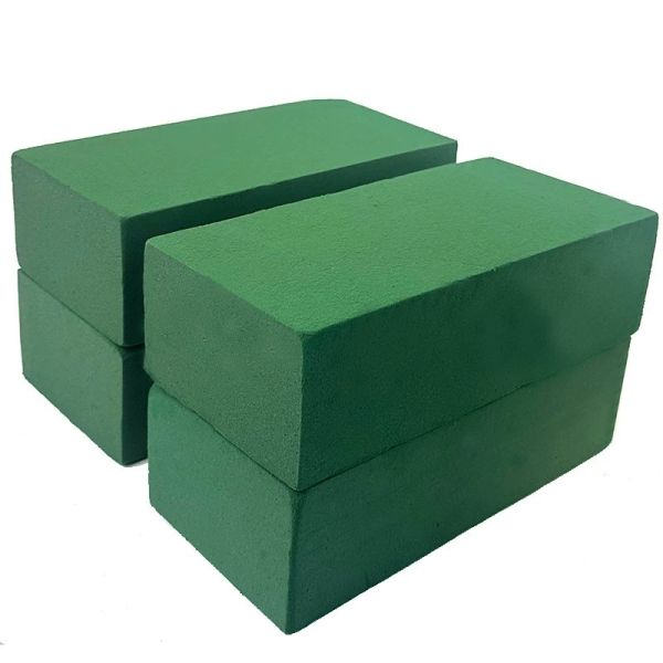 Green Wet Floral Foam Blocks 20kg/M3-30kg/M3 Flower Wet Foam Bricks High Absorption