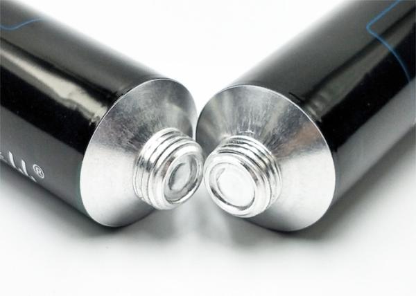 D30MM Aluminum Hair Dye Tube Customized Width / Thickness Bottom Latex