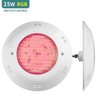 La piscine de fibre de verre du commutateur IP68 25W de RVB allume des lumières de piscine de 1200LM RVB