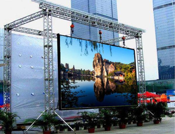 Epistar Chip Outdoor Rental LED Display 5.95mm Pixel Pitch SMD1921 100000 Hours Life Span