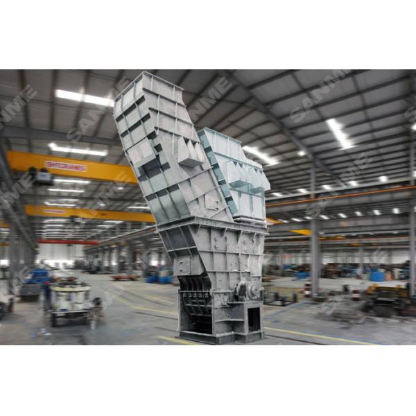 Gypsum / Clay Hammer Stone Crusher Large Crushing Ratio Simple Structure