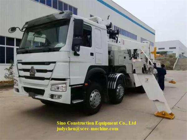 Caminhão 8x4 do objetivo especial de HOWO 40 toneladas 50 toneladas de caminhão de Wrecker resistente da estrada