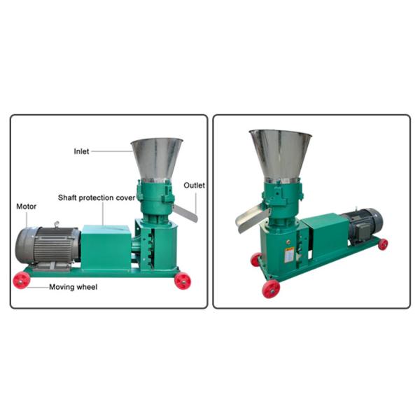 Animal Poultry Fish Feed Making Machine / Wood Pellet Making Machine