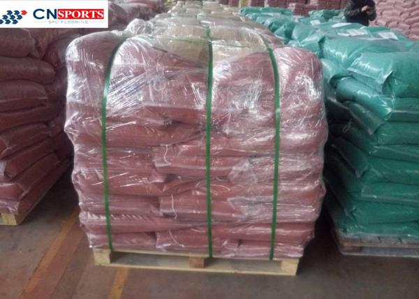 IAAF Running Track flooring Sports Playground Surfacing EPDM Rubber Granules