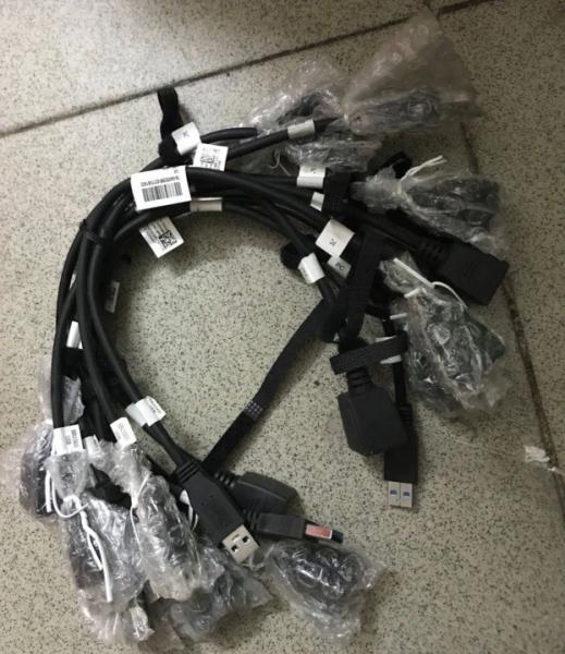 Original Huawei BBU RRU Power Cable PN 04050386 USB to RJ45 debug cable  huawei bbu cable