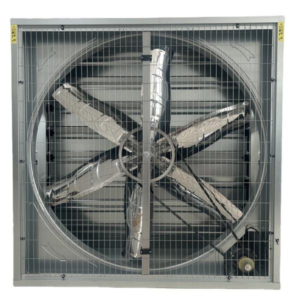 Big Blade Wall Mounted 1380mm Poultry Small Shutter Hammer Fan for Greenhouse and Farms Cooling System