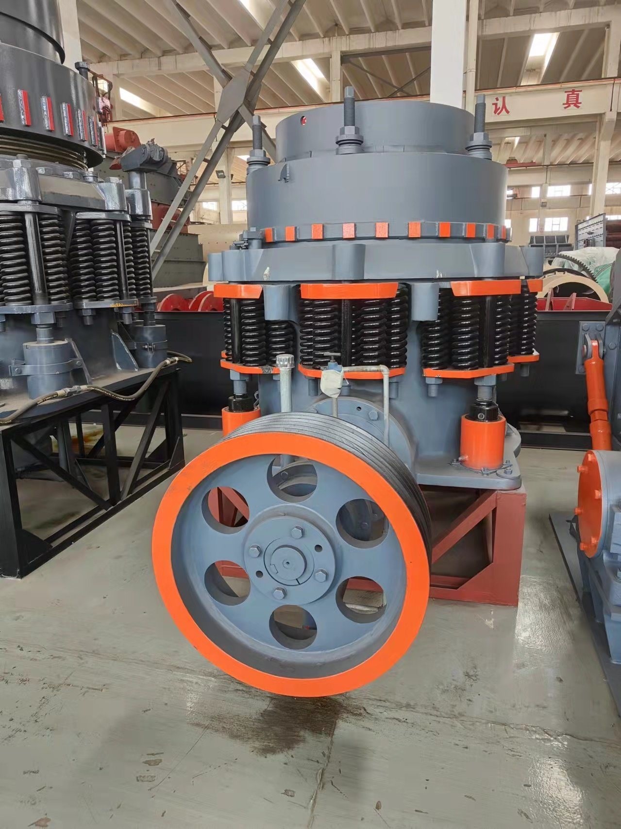 Installation Under Technical Guidance Ore Spring Cone Crusher with and Belt Conveyor