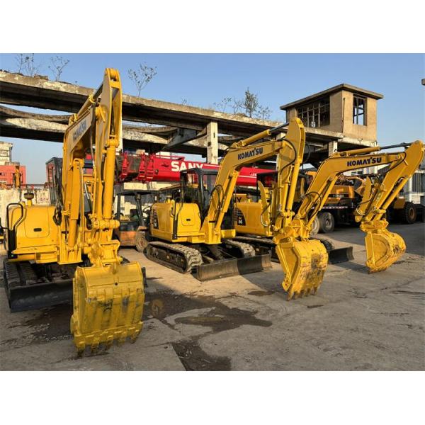 Экскаватор Komatsu PC56 с емкостью в 0,22 м3 и рабочей массой 5300 кг