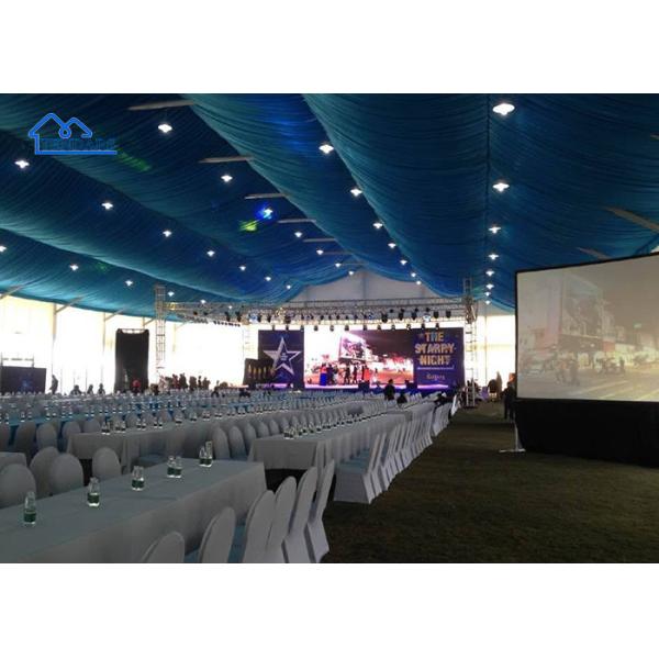 All-Weather Cocktail Party Marquee Tents Hard-Pressed Aluminum Double-Layer Roof Reception Canopy Structure
