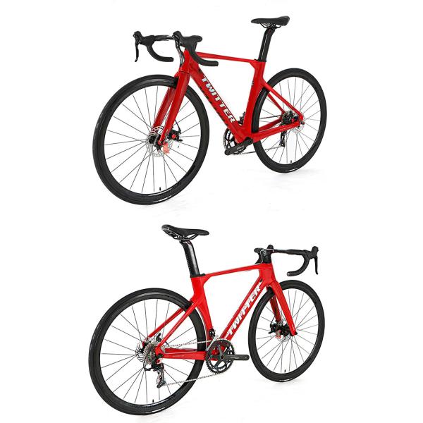 TWITTER RETROSPEC 22S Carbon Fibre Bicycle 9.1kg With Carbon Inner Cables Handlebar