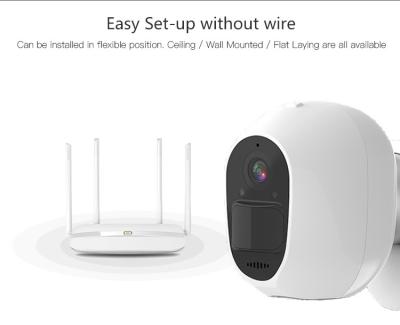 IP66 6400mah 4G Wifi Security Camera 1080P CMOS Sensor Waterproof