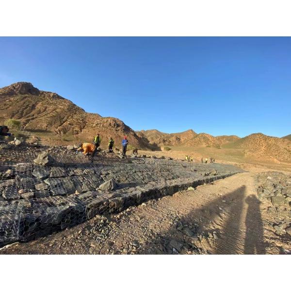 Зелёный ПВХ оцинкованный габионный ящик речной защиты каменной сетки 100 мм х 120 мм