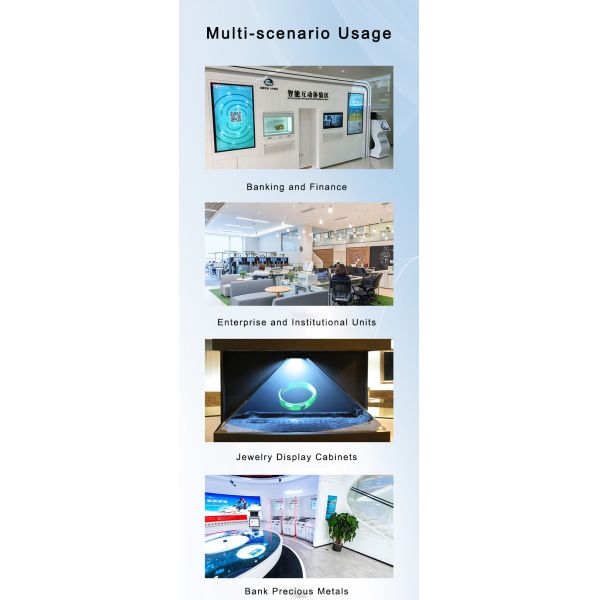 49 Inch Transparent Touch Screen Advertising Monitor Showcase LCD Display Box transparent lcd technology price