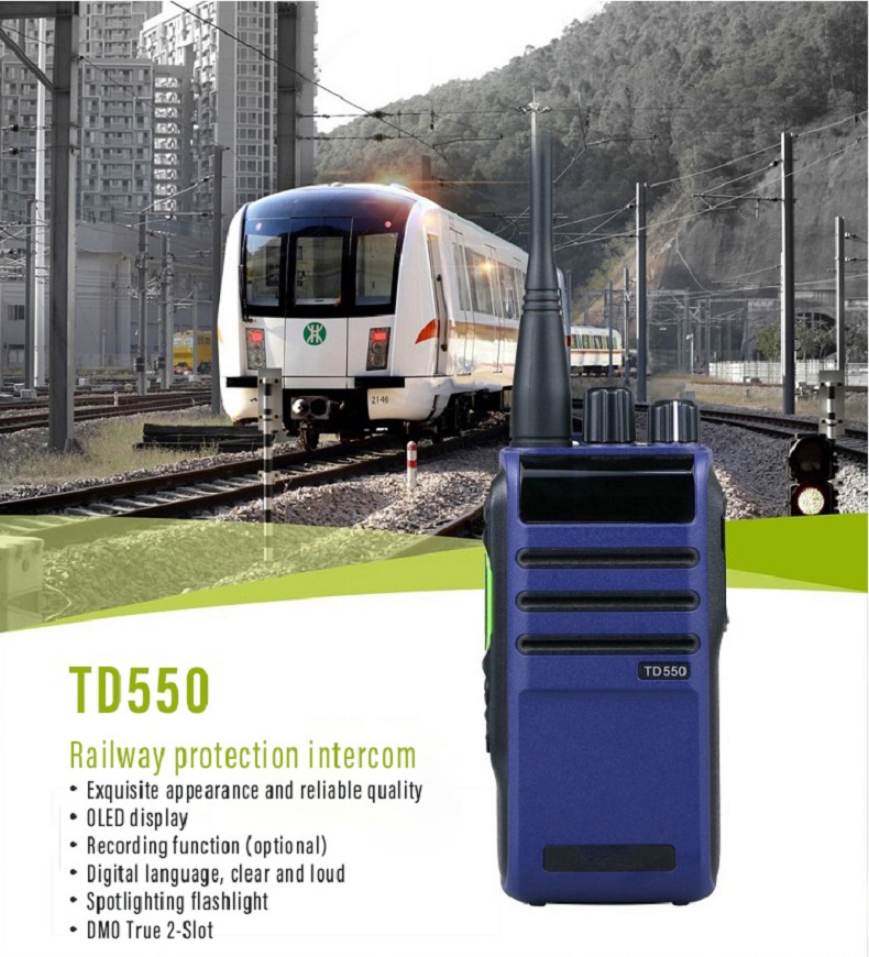 TD550 HYTERA Аналоговое/цифровое беспроводное радиозаписывающее устройство DMO2 слот профессиональный прослушиватель