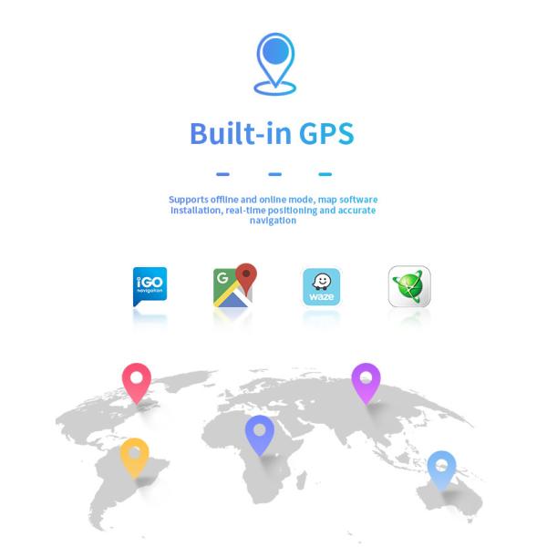 4 Core 7 Inch Android Car Stereo With Navigation Intelligent Big Screen Central Control Display Integrated Machine