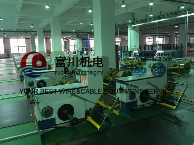 Low Noise Wire Double Twist Bunching Machine Copper Twisting 630 800mm Equipment