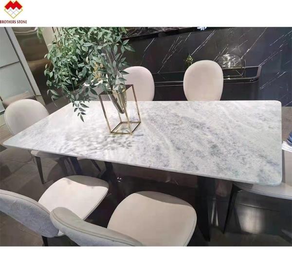 Customized Size Blue Quartz Countertops Backlit Brazil Blue Crystal Marble Stone at Good