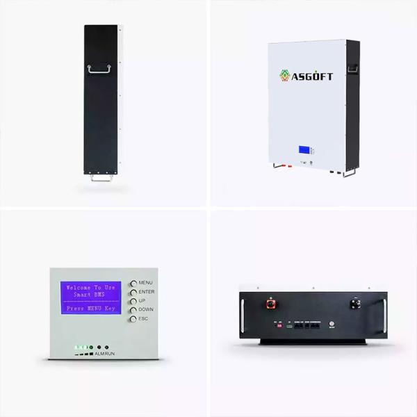 Hybrid Grid LiFePO4 Lithium Powerwall Solar Battery 51.2 V 48 Volt 5KWh