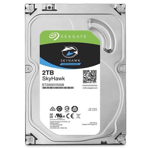 5900RPM Seagate 2tb Hard Drive CCTV Surveillance HDD SATA 64MB ST2000VX008