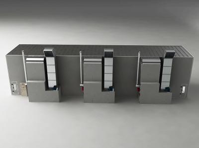 Large Bus Spray Booth with High Efficiency and Energy Saving