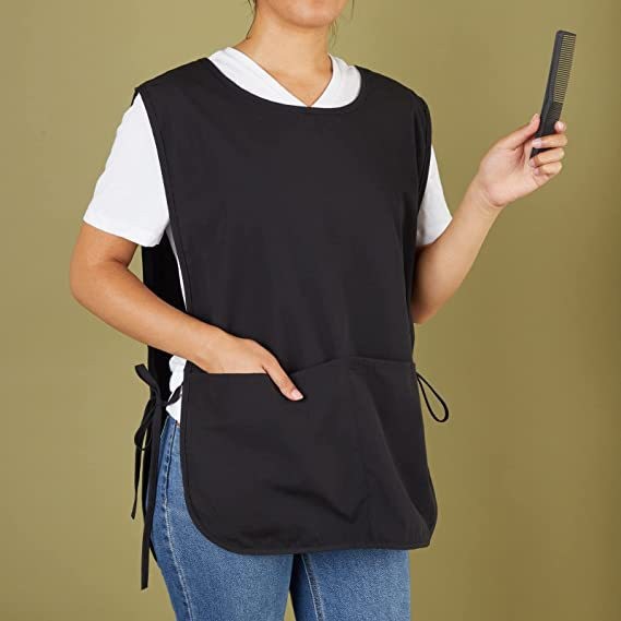 Adjustable Unisex Nail Uniform with Three Big Pockets Custom Print Logo Vest Apron