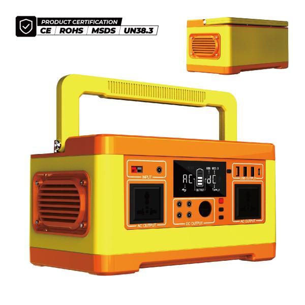 Solar Charging 500W Portable Power Station Pure Sine Wave Inverter AU/JP Plugs