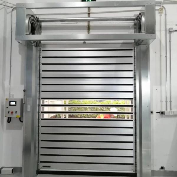 220V AC Industrial High Speed Spiral Door with Windproof Design and 1.2m/s Opening Speed for Garage and Warehouse Use