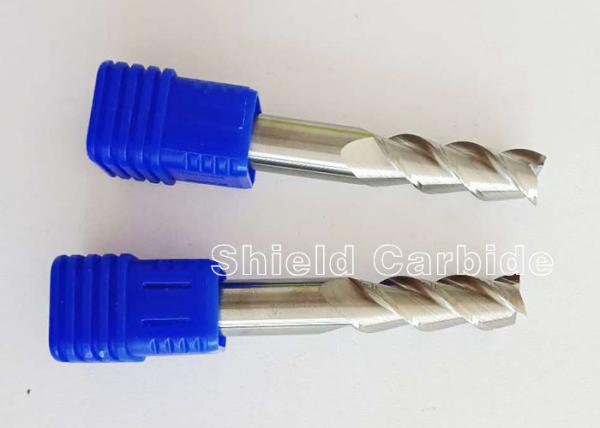 Square 3 Flute Carbide End Mill Cutter , 3mm-20mm Small Diameter End Mills