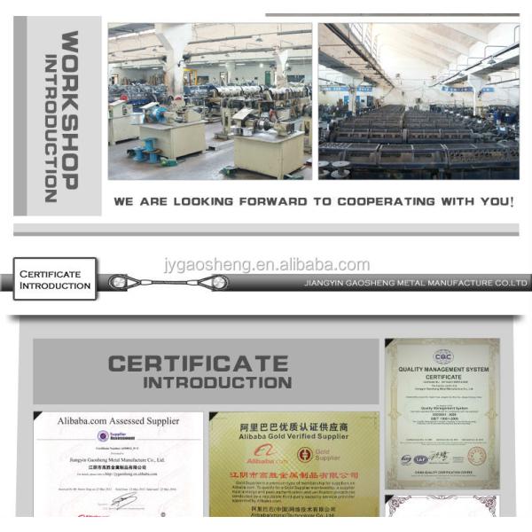 6mm Tow Steel Cable Wire Rope Sling