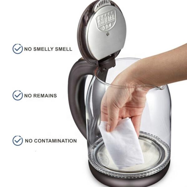 Food Grade High Borosilicate Glass Clear Glass Electric Kettle 304 Stainless Steel