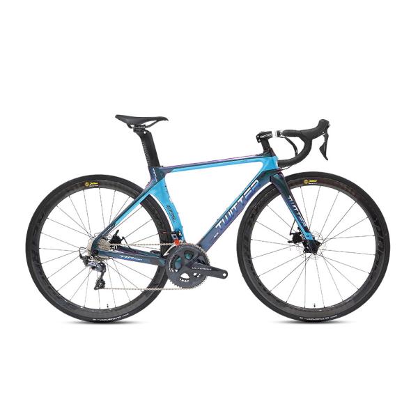 Carbon Fiber Thru Axle Bike , 52cm Road Bike 700C 105 R7000-22 Speed