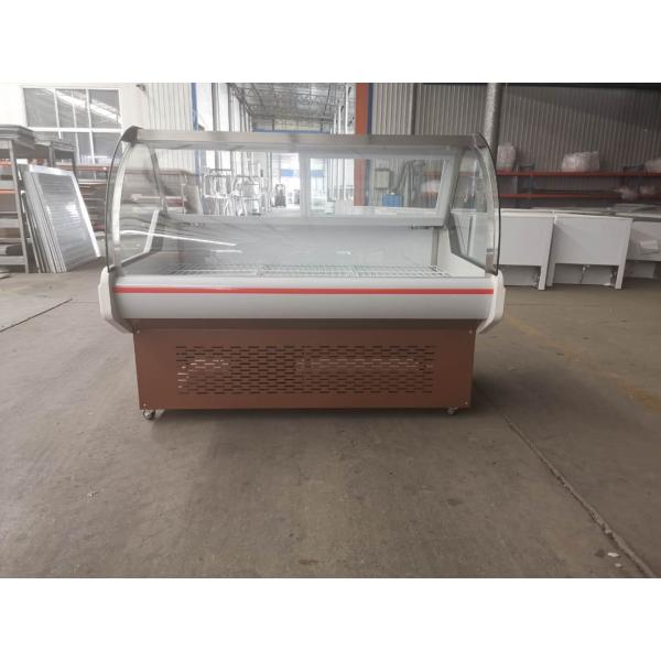 Sliding Door Deli Display Freezer 1.5m 2m 2.5m Stainless Steel Meat