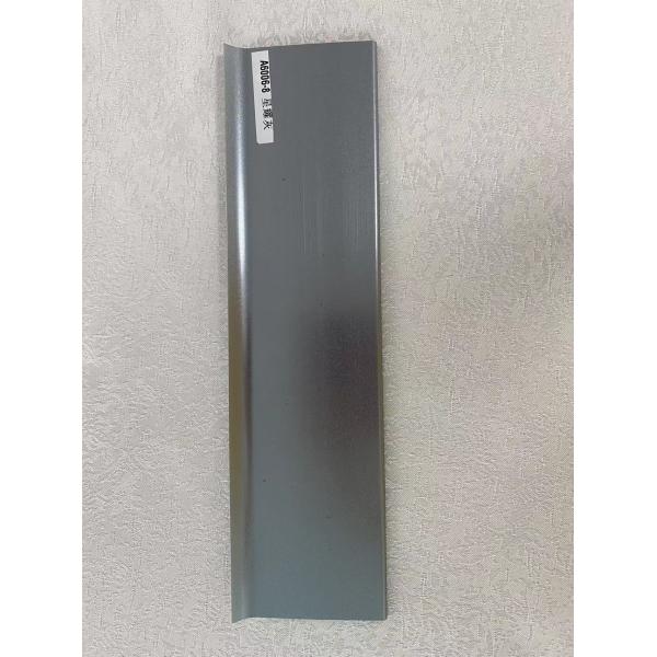 Metal Black Baseboard Skirting Board with 2.5 Meters One Piece Aluminium Channel Profile